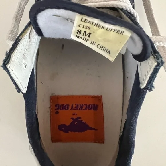 Rocket Dog Women’s Navy/White Suede Leather Athletic Sneakers, 8M - Picture 9 of 9